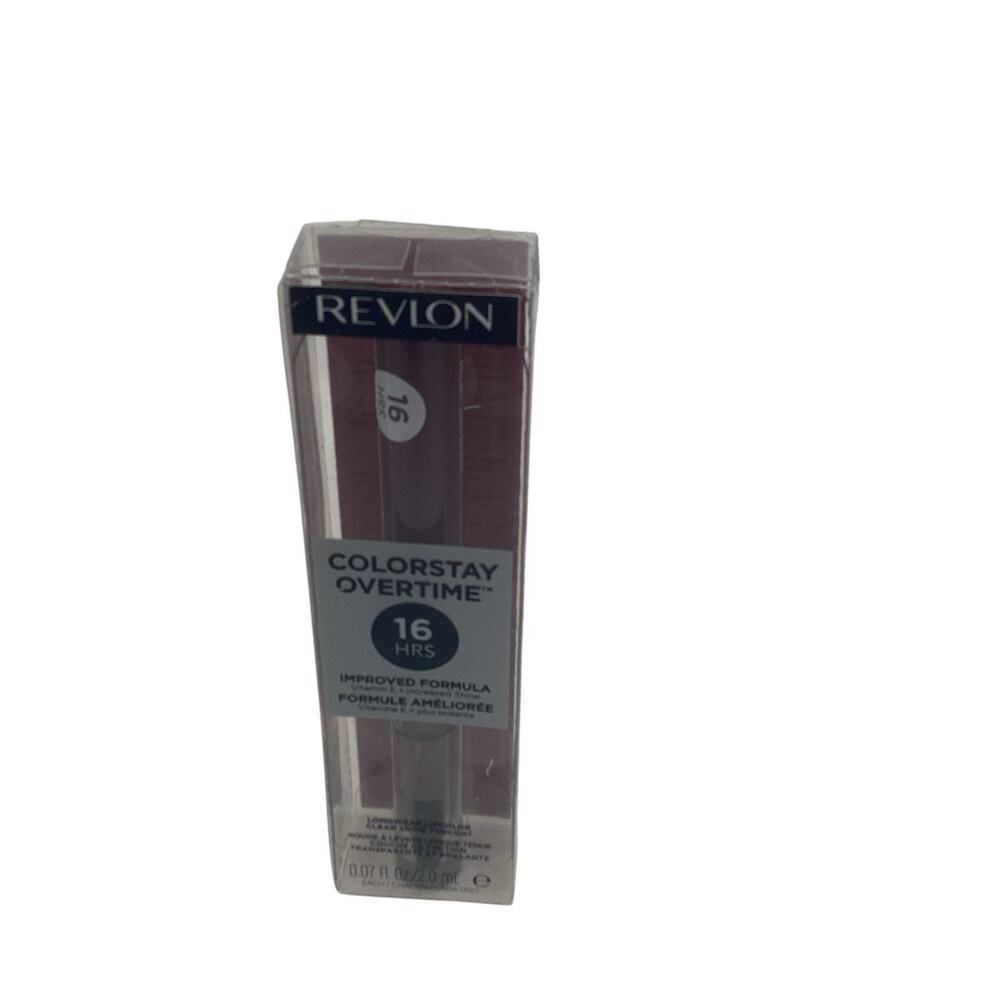 NEW Revlon ColorStay Overtime 16HR Liquid Lip Color- 270 Relentless Raisin